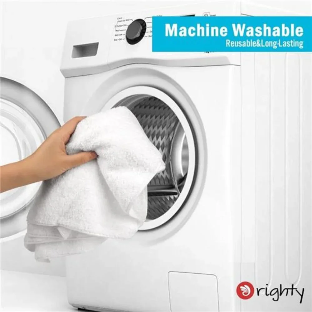Microfiber hand towels 6 pack white quick dry absorbent gym spa yoga bathroom to
